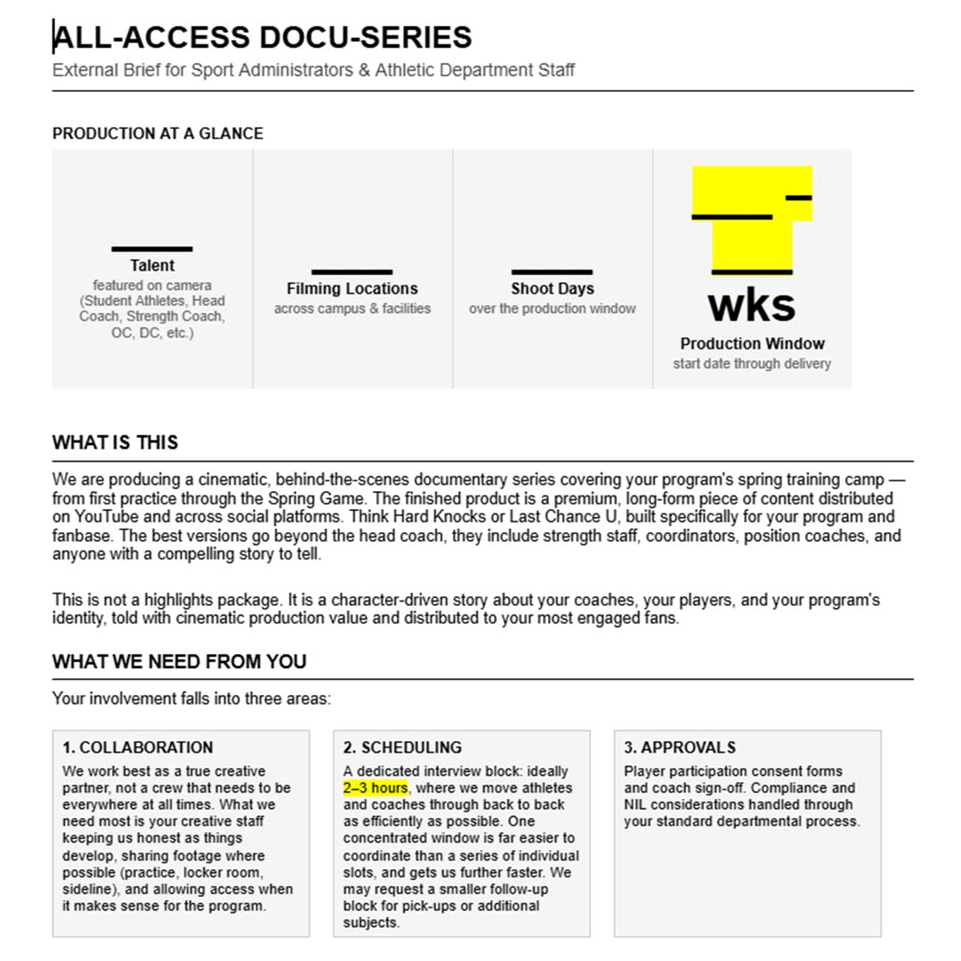 All-Access External Brief cover