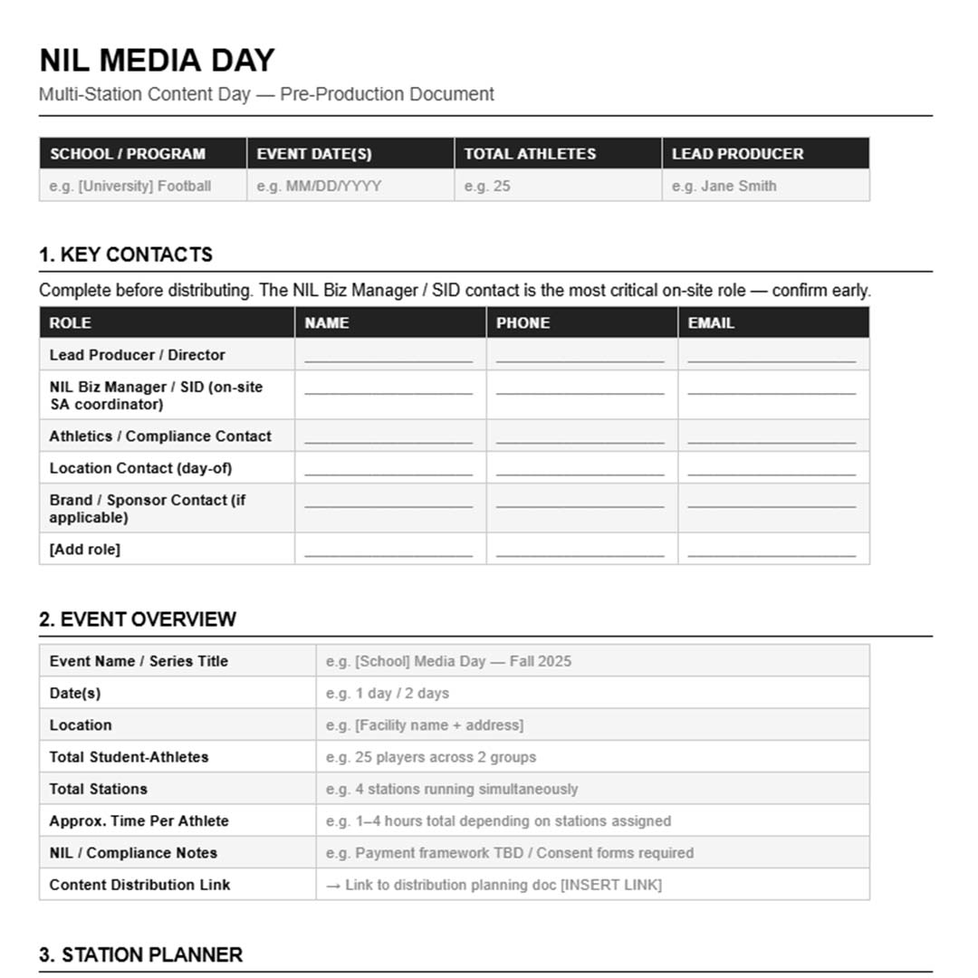 Media Day pre-pro cover